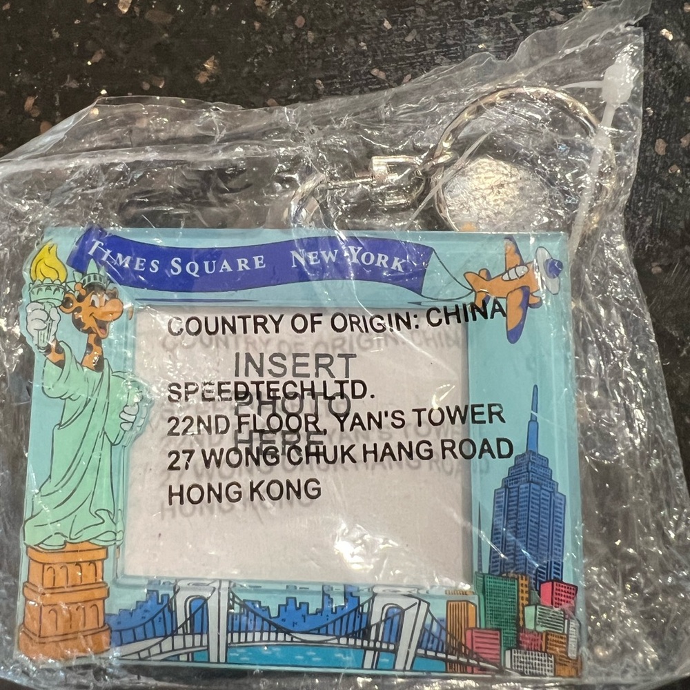 Toys r us New York Themed Keychain Photo Frame